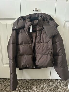 ALO Yoga Dark Brown Quilted Jacket